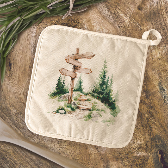 The Signpost - Cotton Pot Holder