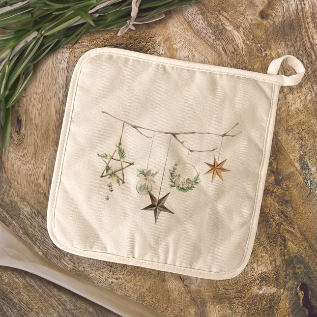 Festive Branch - Cotton Pot Holder