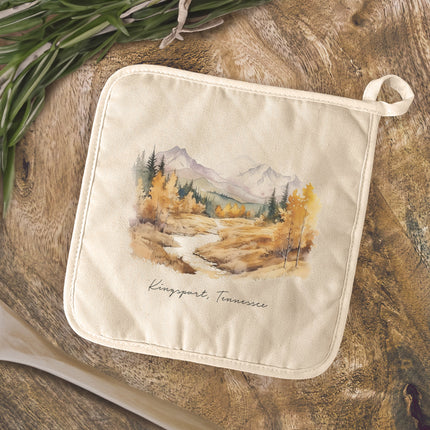 Autumn Mountain Scene - Custom Cotton Pot Holder