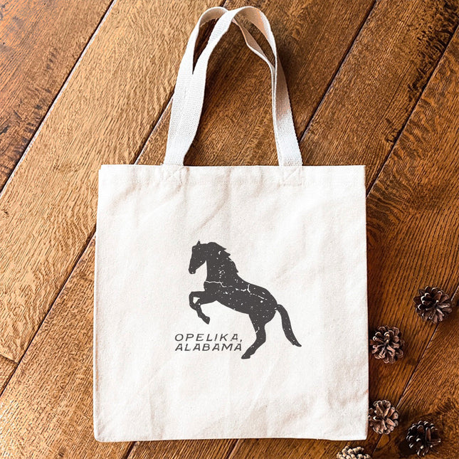 Horse Silhouette - Custom Canvas Tote Bag