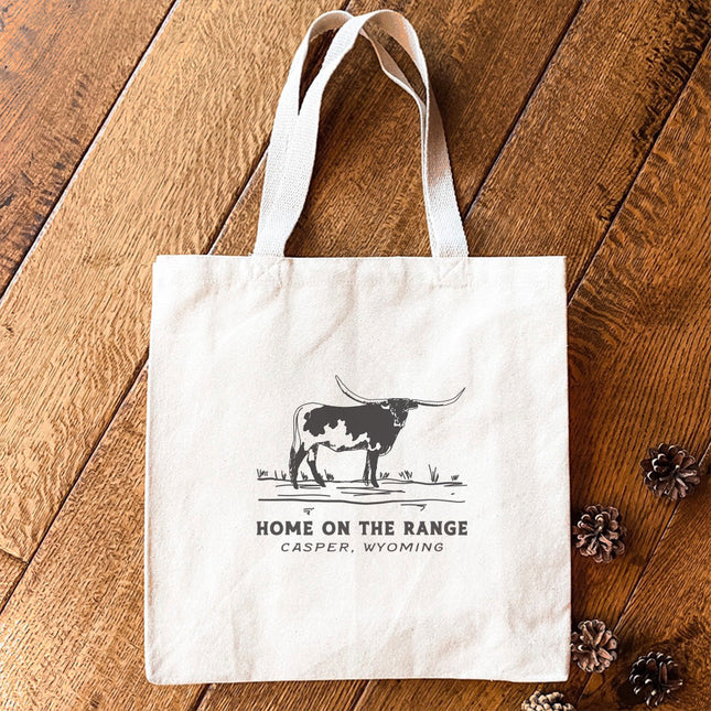 Home on the Range - Custom Canvas Tote Bag