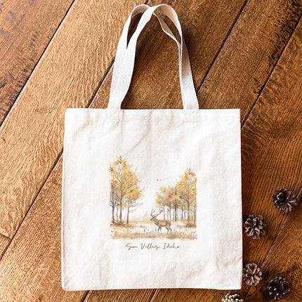Early Fall Buck - Custom Canvas Tote Bag