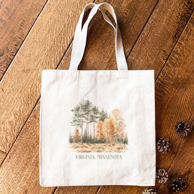 Tall Tree Forest - Custom Canvas Tote Bag