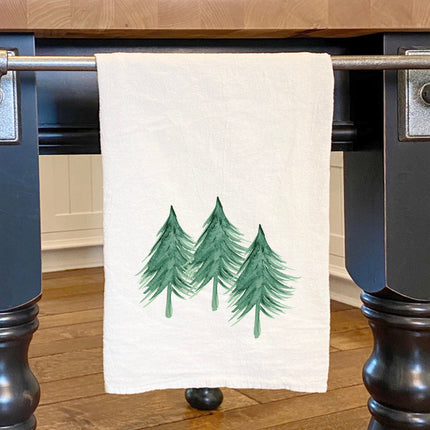 Three Trees - Customizable Cotton Tea Towel