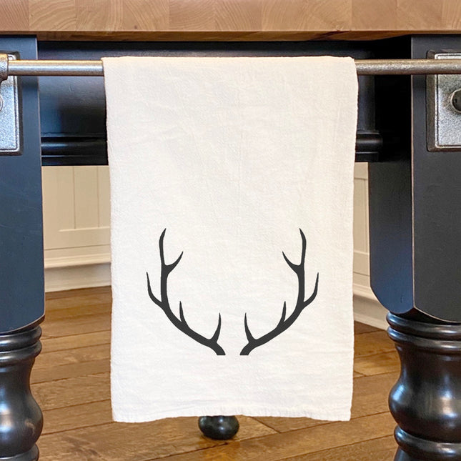 Antlers - Customizable Cotton Tea Towel