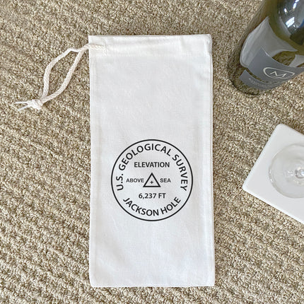 U.S. Geological Survey - Custom Canvas Wine Bag