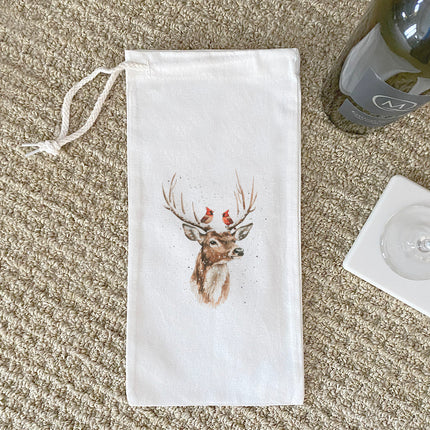 Cardinal Crown - Customizable Canvas Wine Bag