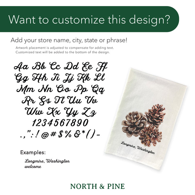 Pinecones - Customizable Cotton Pot Holder