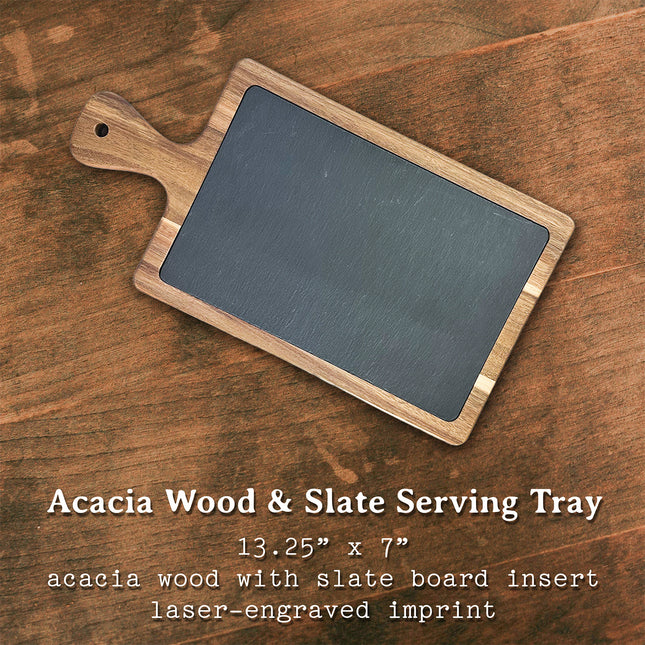 State with Trees - Custom Slate Serving Board