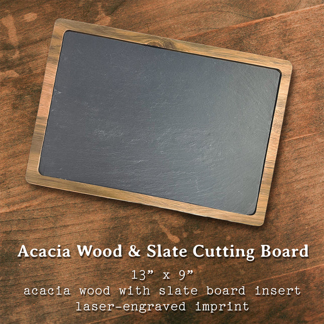 State with Trees - Custom Slate Serving Board