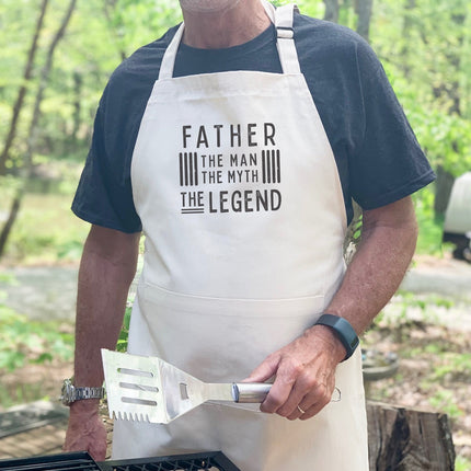 Father The Legend - Father's Day Men's Apron