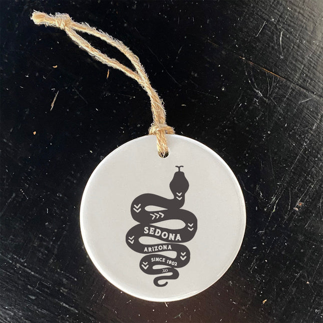 Snake Silhouette - Custom Ornament