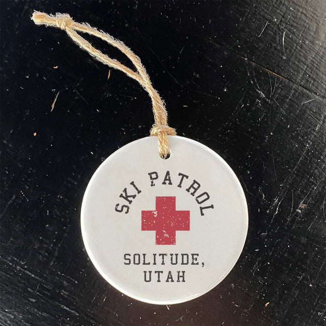 Ski Patrol w/ City State - Custom Ornament