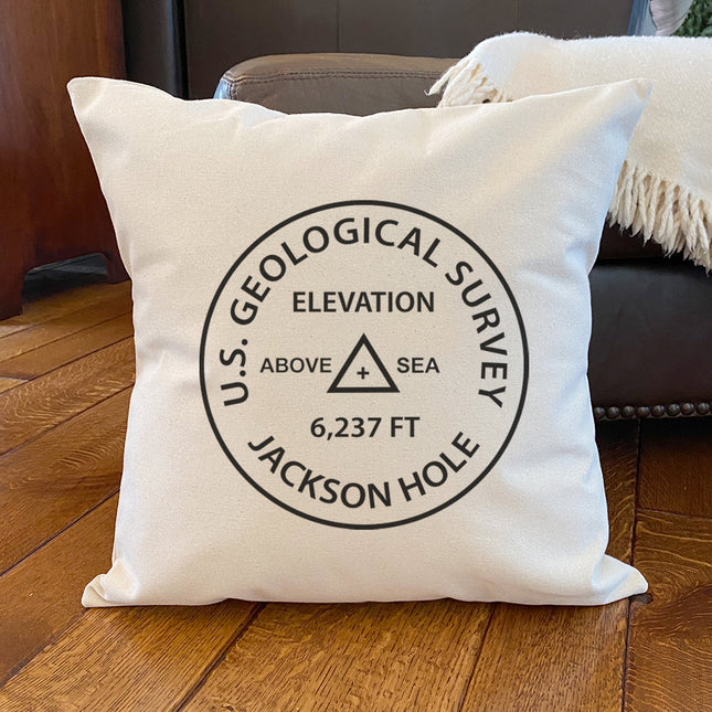 U.S. Geological Survey - Custom Square Canvas Pillow