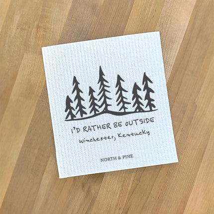 Northwoods Calling - Custom Swedish Dish Cloth