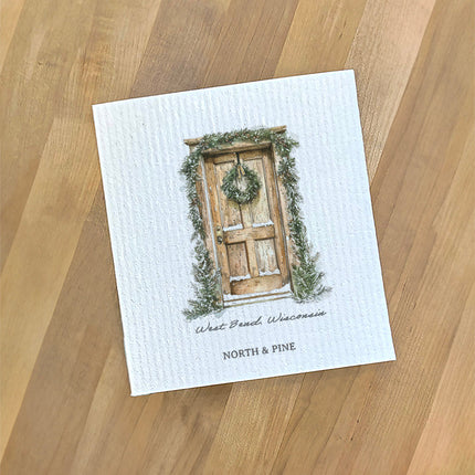 Pinehaven Door - Custom Swedish Dish Cloth