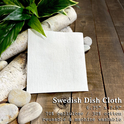Pine Candles and Wood Village Wreath - 2pk Swedish Dish Cloth