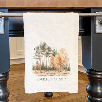 Tall Tree Forest - Custom Cotton Tea Towel
