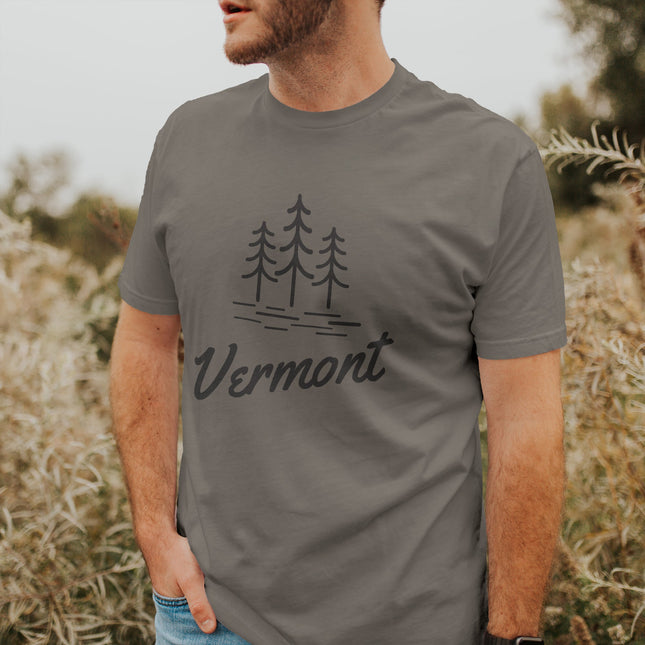 State with Trees - Custom T-Shirt