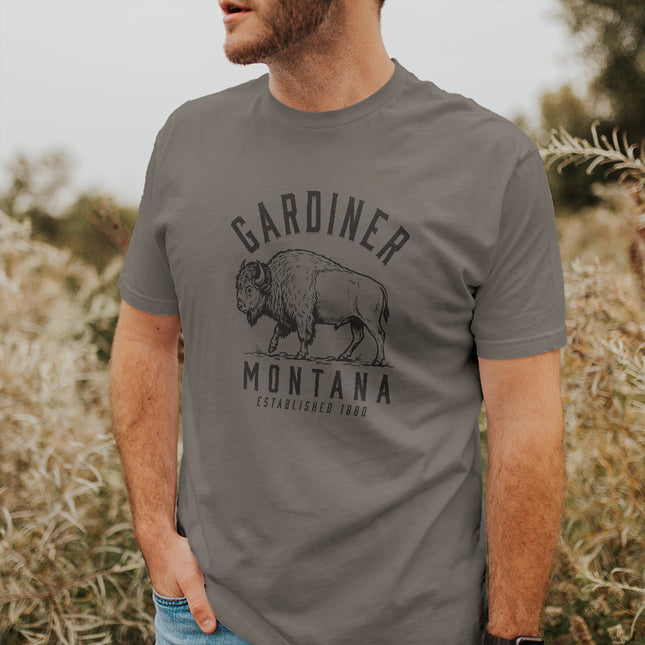Buffalo Illustration - Custom T-Shirt