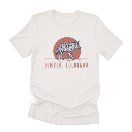 Coyote at Sunset - Custom T-Shirt