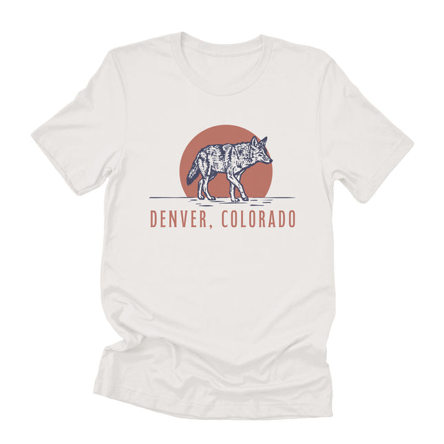 Coyote at Sunset - Custom T-Shirt