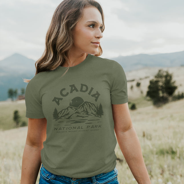 Acadia National Park - Duo-Tone T-Shirt