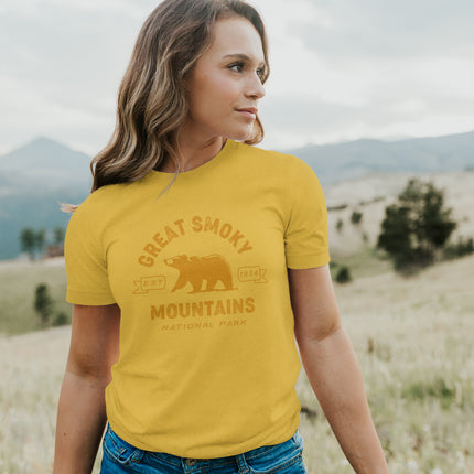 Smoky Mountains National Park - Duo-Tone T-Shirt