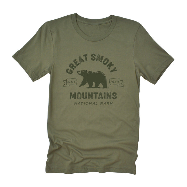Smoky Mountains National Park - Duo-Tone T-Shirt