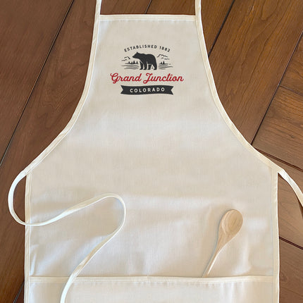 Bear Scene w/ City, State - Custom Women's Apron