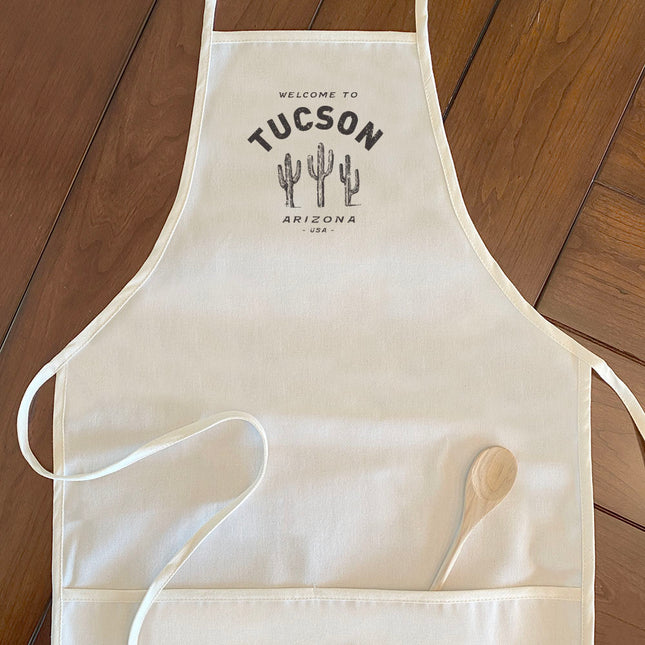Saguaro Cactus w/ City, State - Custom Women's Apron