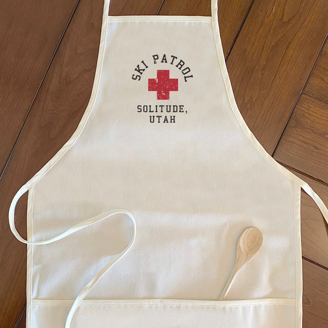 Ski Patrol w/ City State - Custom Women's Apron