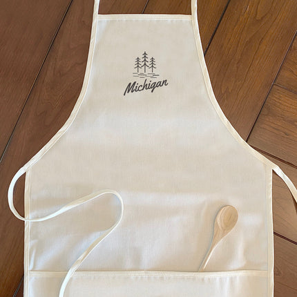 State with Trees - Custom Women's Apron