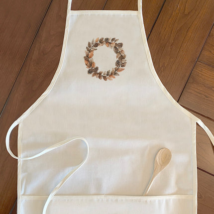 Pinecone Wreath - Autumn Women's Apron