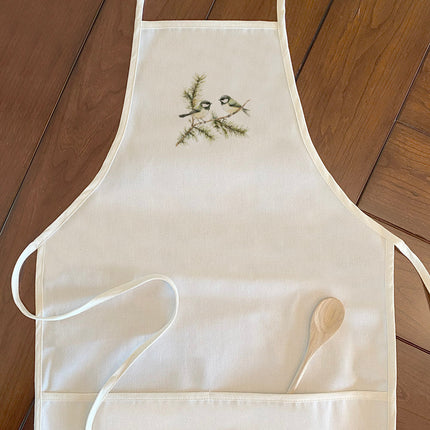 Chickadee Pair - Spring Women's Apron