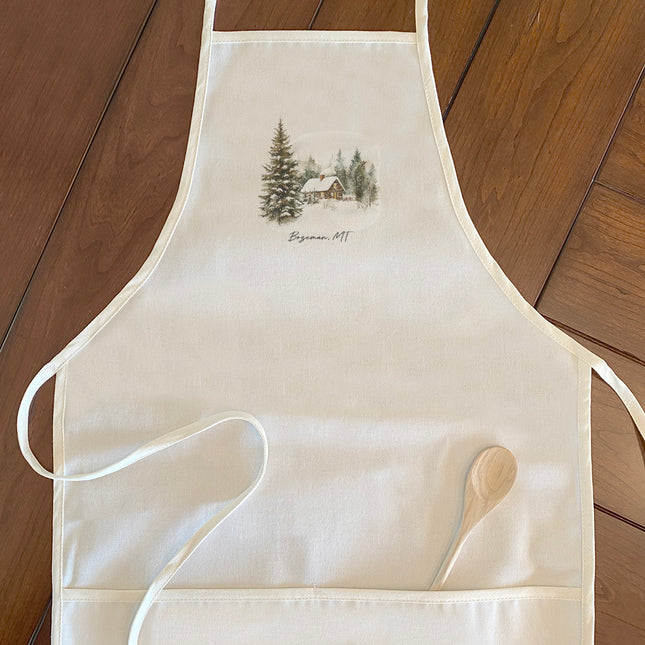 Winter Retreat - Custom Women's Apron