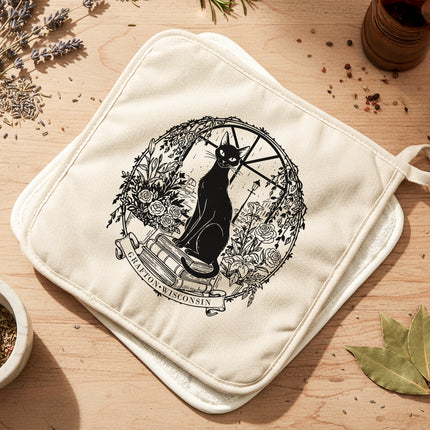 Black Cat Boutique - Custom Cotton Pot Holder