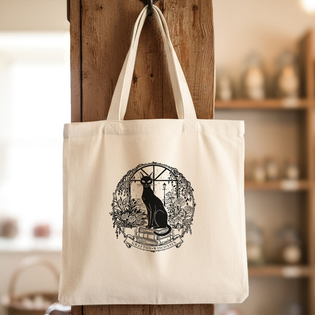 Black Cat Boutique - Custom Canvas Tote Bag