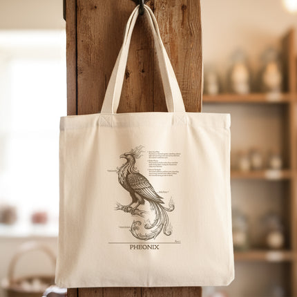 Pheonix - Scientific Illustration - Canvas Tote Bag
