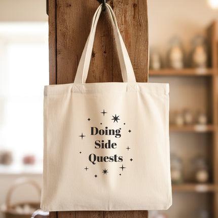 Side Quests - Canvas Tote Bag