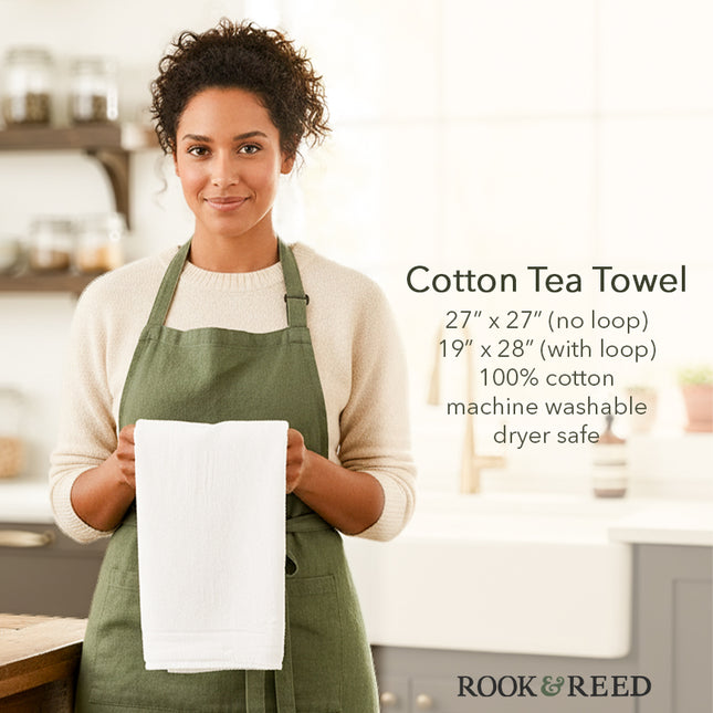 Open A Book & Watch Your Thoughts Take Flight - Cotton Tea Towel