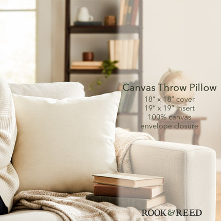 Open A Book & Watch Your Thoughts Take Flight - Square Canvas Pillow