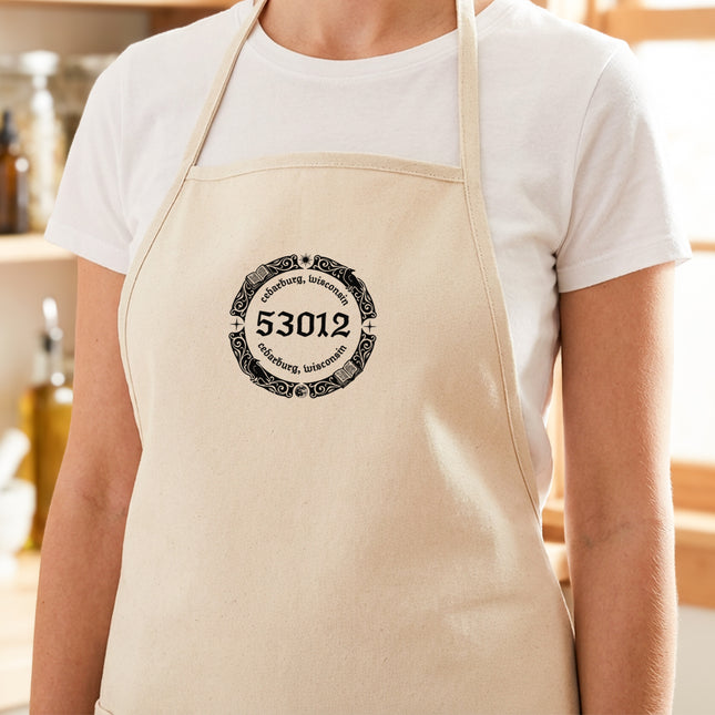 Fantasy Zipcode Stamp - Custom Women's Apron