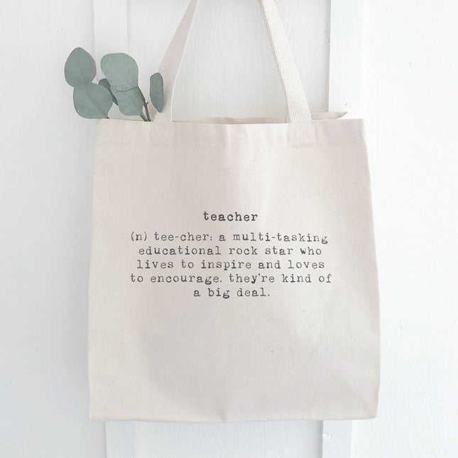 Teacher Definition - Canvas Tote Bag
