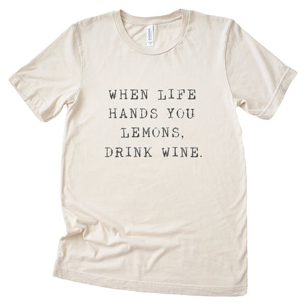 Lemons Drink Wine - Unisex T-Shirt