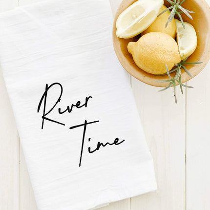 River Time - Cotton Tea Towel