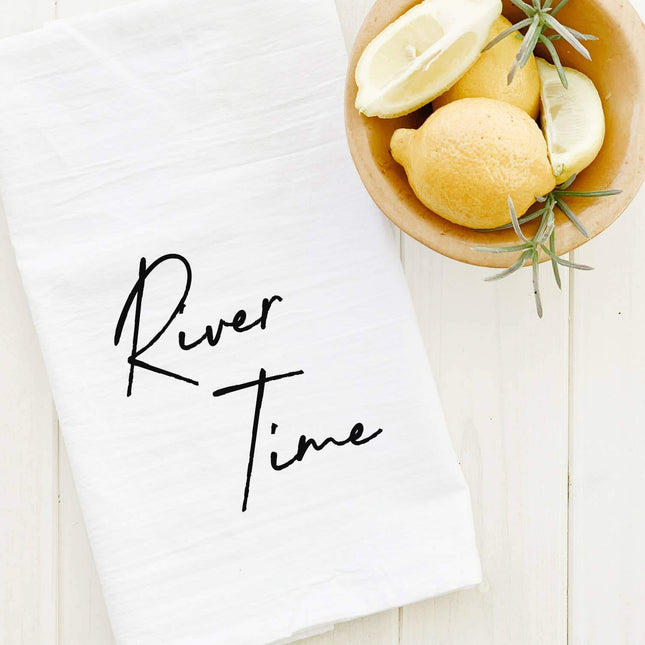 River Time - Cotton Tea Towel