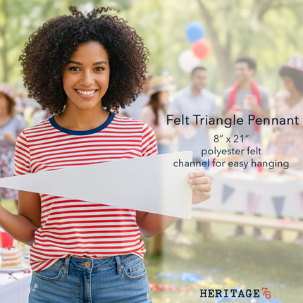 USA 1776 Vintage Americanna - Triangle Pennant