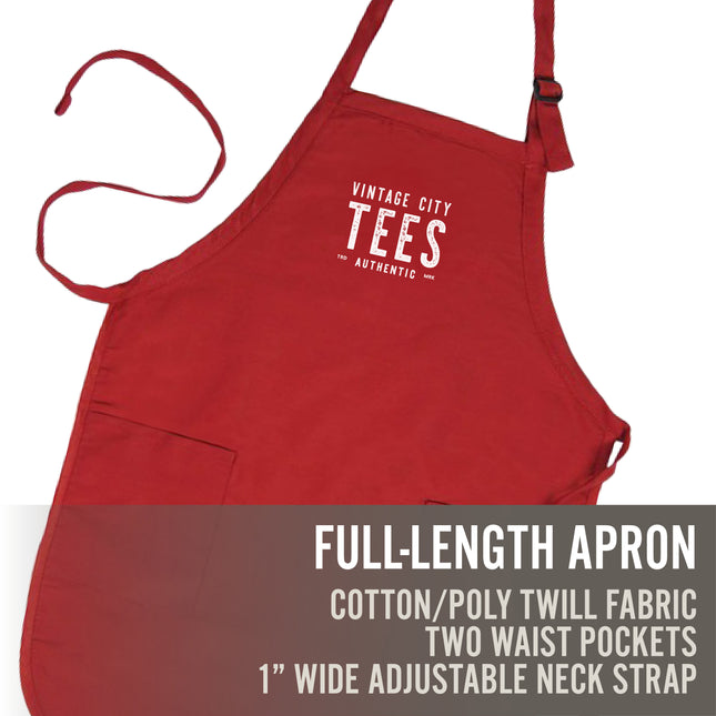 Historic Neighborhood - Custom Full Length Apron