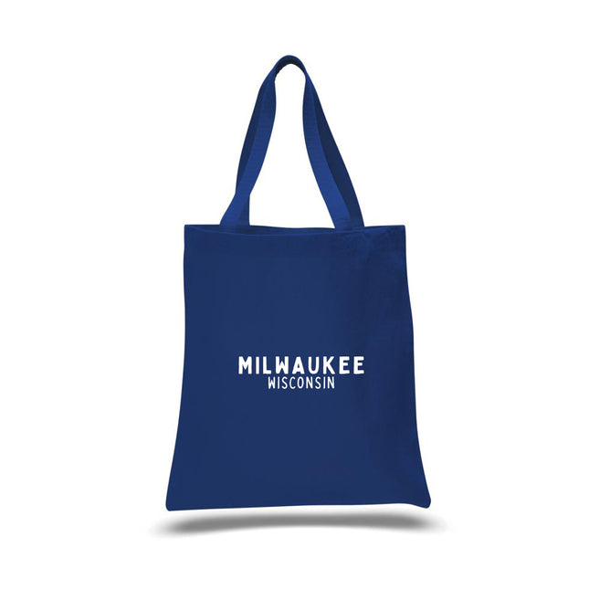 Two Color City - Custom Canvas Tote w/ Webbing Handles